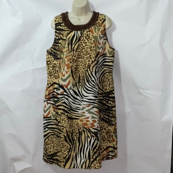 Peter Nygard Animal Print Dress - Picture 2 of 8